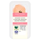 Waitrose 2 Poached Scottish Salmon Mousses - 100g 